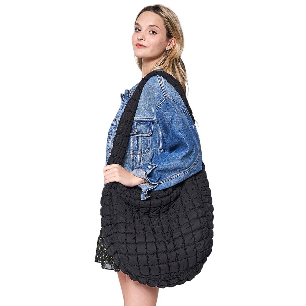 Stylish Quilted Shoulder Bag