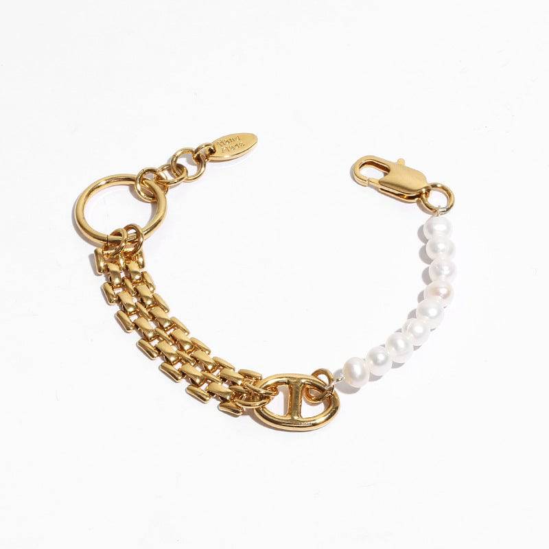 Elegant Beaded Chain Bracelet